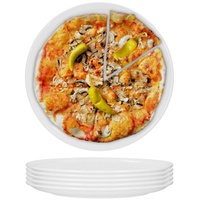 van Well Pizzateller 6er Set Pizzateller weiß 32,5 cm