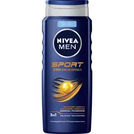 NIVEA Men Duschgel für Körper, Gesicht & Haar, Flasche, Sport(1 x 500 ml)