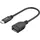 goobay USB-C auf USB-A 0,2 m Schwarz