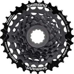 Shimano Zahnkranz-Kassette CSHG200 7-fach 12-14-16-18-21-26-32 Zähne EINHEITSFARBE 00