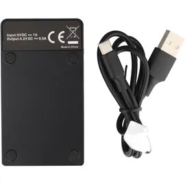 AccuCell USB Ladegerät kompatibel für Sony NP-BX1 Akku NPBX1.CE, NPBX1, NP BX 1