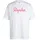 Rapha Cotton Large Logo Weiß/High-Vis Pink XL