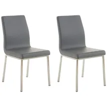 CLP Esszimmerstuhl Colmar Kunstleder grau 2er Set