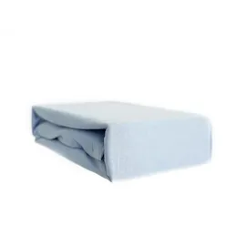 COFI Spannbettlaken Baumwolle 140 x 200 - 160 x 200 cm Hellblau
