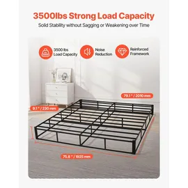 Vevor Boxspringbettgestell 2010 x 1925 mm Grey