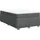 vidaXL Boxspringbett 120 x 200 cm Dunkelgrau