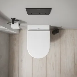 Duravit D-Code Wand-WC mit WC-Sitz Weiß Hochglanz
