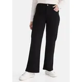 Stooker Women Weite Jeans Mary Stretch Wide leg fit Wide Leg Fit Casual Clean Wash Jersey für Damen schwarz 42