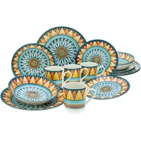 CreaTable Soleil Kombiservice 16-tlg. 4 Personen Sonnenmotiv bunt