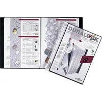 Durable Sichtbuch Duralook Plus A4 Schwarz, 20 Hüllen (A4,