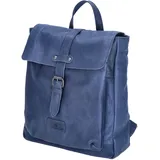 The Skandinavian Brand Damen Leder Rucksack - Blue