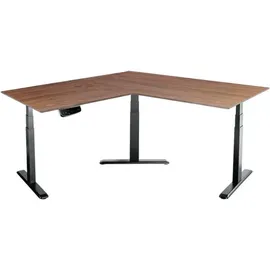 Logilink Sitz-/Steh-Schreibtischgestell elektrisch höhenverstellbar, ergonomisch Höhen-Bereich: 920 bis 1280mm (B x T) 1815 x 1115 x 620 mm Schwarz