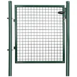 Songmics Gartentor 106 x 90 cm Grün/Stahl