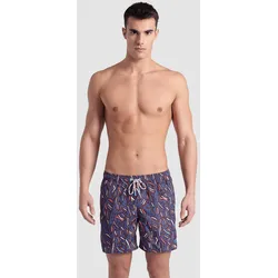 Badeshorts 41,5 cm Herren arena Water Print Allover Multiprints - Sepia-multi - L