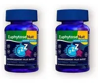 EuphytoseNuit® Gomme Myrtille Sommeil Mélatonine 30 Gommes Bonbon(S) 2x30 pc(s)