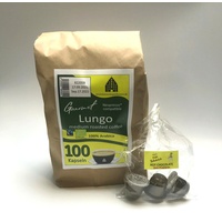 Gourmet Lungo Kapseln für Nespresso* - Aktionspreis -100 Stk-BIO