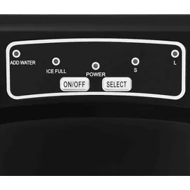 vidaXL Eiswürfelbereiter Schwarz 1,4 L 15 kg / 24 h