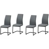 Hti-Living Schwingstuhl PU grau