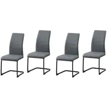 Hti-Living Schwingstuhl PU grau