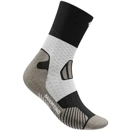 Bauerfeind Trail Run Mid Cut Laufsocken 1 Paar Schwarz 46-49