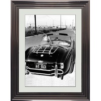 McQueen AC Cobra 60*80 cm  Weiß"Foto mit Rahmen McQueen AC Cobra 60*80 cm"