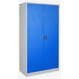 Ceha Stahl- und Flügeltürenschrank 92 x 60 cm enzianblau