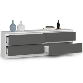 Milord K160 160 x 55 x 40 cm Weiß/Grau