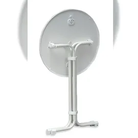 BEST Freizeitmöbel Multiflex Stehtisch Ø 80 x 110 cm weiß klappbar