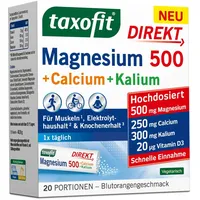 Taxofit Magnesium 500 + Calcium + Kalium Direkt