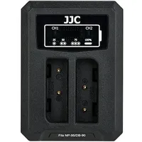 JJC USB Dual Ladegerät DCH-NP95 Fuji NP95 / Ricoh