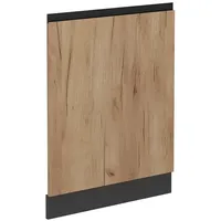 Vicco Geschirrspülblende R-Line, Goldkraft Eiche, 60 cm ohne Arbeitsplatte
