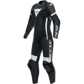 Dainese Grobnik S26, Lederkombi 1tlg. perforiert Damen - Schwarz/Schwarz/Weiß - 46