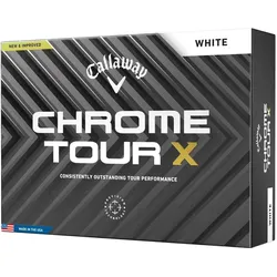 Callaway Chrome Tour X Golfball 12er Pack weiß No Size