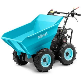Hillvert Motorschubkarre Minidumper Allraddumper motorisierte Schubkarre 6,5 PS 400 kg