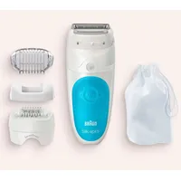 Braun Silk-épil 5-610 Haarentferner Epilierer Haarentfernung weiß/türkis NEU+OVP