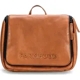 Farmhood Memphis Kulturbeutel Leder 27 cm cognac