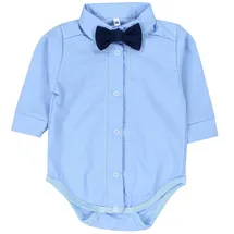 TupTam Body Jungen Baby Hemd-Body Langarm mit Kragen Jungen, Gr. 68 - 68