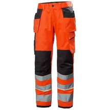 HELLY HANSEN Warnschutz Handwerkerhose Kl. 2 "UC-ME" Nachtleuchtend - C54 - rot/schwarz