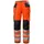 HELLY HANSEN Warnschutz Handwerkerhose Kl. 2 "UC-ME" Nachtleuchtend - C54 - rot/schwarz