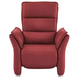 Hukla Sessel Corina Leder 92 x 112 x 90 cm Rot elektrisch