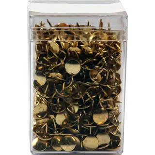 Livepac-Office 750 Reissnägel Reißbrettstifte Reißzwecken Heftzwecken vermessingt