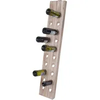 MCW Weinregal 20 Flaschen 40 x 30 x 100 cm Braun