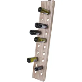 MCW Weinregal 20 Flaschen 40 x 30 x 100 cm Braun