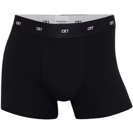 Cristiano Ronaldo Boxershorts unifarben Schwarz / Weiß M 3er Pack