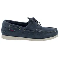 Sebago Portland Flesh Out Damen-Bootsschuh aus blauem Wildleder Sebago farblos 38