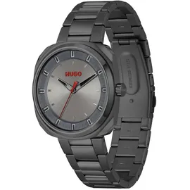 HUGO BOSS Herrenuhr 1530311 (Ø 42 mm) - Grau/Rot