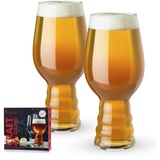 Spiegelau 2-teiliges Kraftbier-Glas-Set, India Pale Ale, Biergläser, Kristallglas, 540 ml, Craft Beer Glasses, 4992662