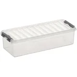 SUNWARE Q-Line Aufbewahrungsbox 38,5 x 14,1 x 9,3 cm 14-tlg. transparent