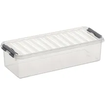 SUNWARE Q-Line Aufbewahrungsbox 38,5 x 14,1 x 9,3 cm 14-tlg. transparent