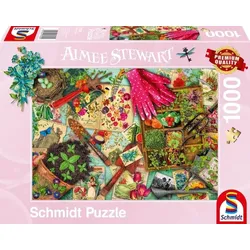 Schmidt Spiele Puzzle Puzzle - Aufgetischt: Alles für den Garten (1000 Teile), Puzzleteile